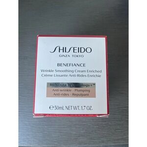 Shiseido Benefiance Wrinkle Smoothing Cream‎ Enriched  1.7oz / 50ml   NEW in BOX